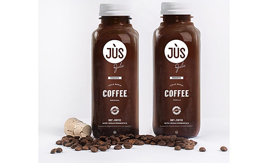 JUS by Julie, Cold Brew, Probiotic, Coffee