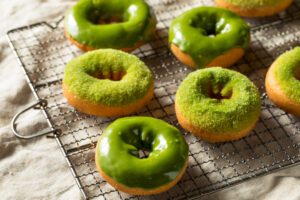 matcha donuts
