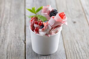 thai rolled ice cream