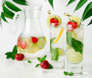 press flavored water