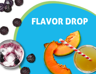 flavor drop cantaloupe and black raspberry