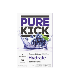 pure kick concord grape hydration powder
