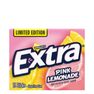 package of wrigley's extra pink lemonade gum