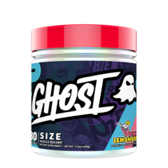 jar of ghost size pink lemonade dietary supplement