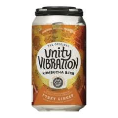 unity vibration funky ginger kombucha beer