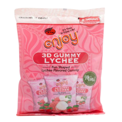 enjoy 3d gummy lychee