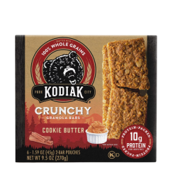 kodiak cookie butter granola bars